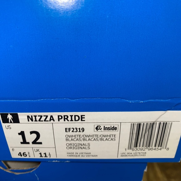 Adidas Nizza Pride 2019 EF2319 NWOB Rainbow various sizes NEW